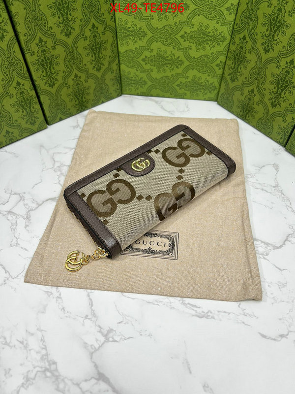 Gucci Bags(4A)-Wallet-,buy first copy replica ID: TE4796,$: 49USD