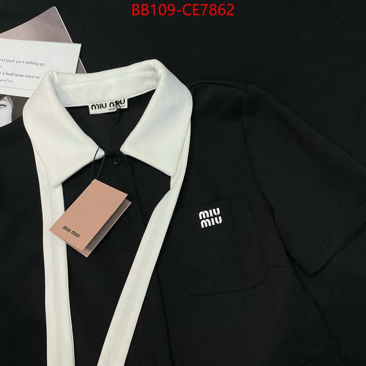 Clothing-MIU MIU,shop the best high authentic quality replica ID: CE7862,$: 109USD