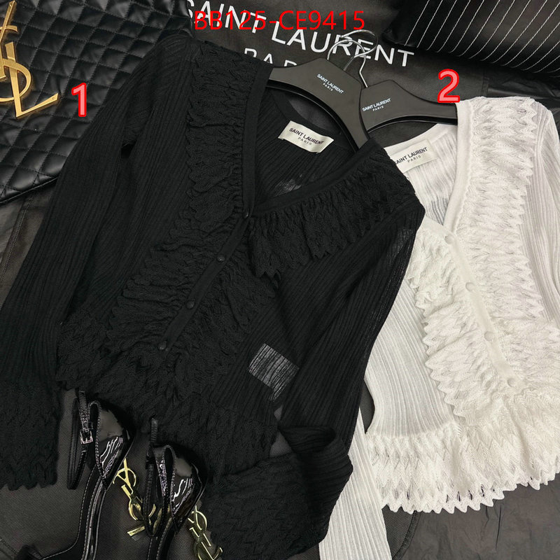 Clothing-YSL,buy 2023 replica ID: CE9415,$: 125USD