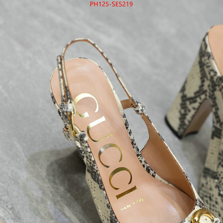 Women Shoes-Gucci,replica 1:1 high quality ID: SE5219,$: 125USD