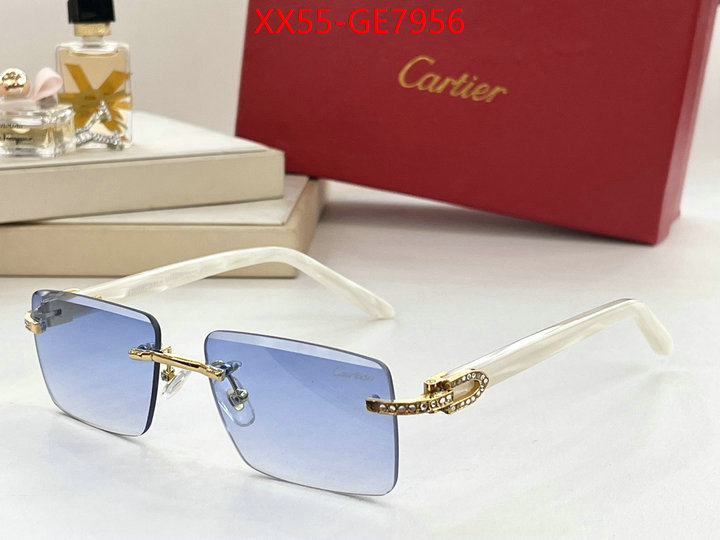 Glasses-Cartier,what's best ID: GE7956,$: 55USD