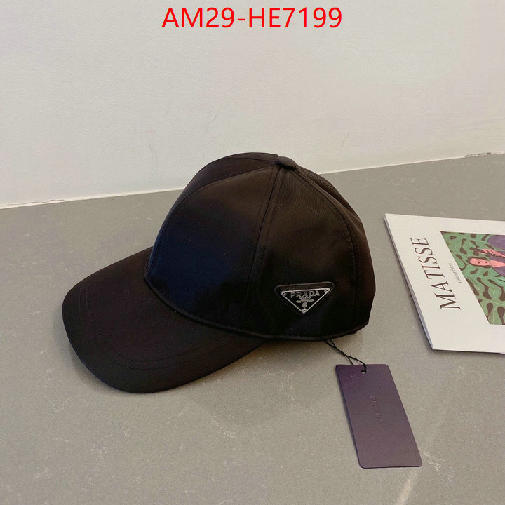 Cap (Hat)-Prada,luxury 7 star replica ID: HE7199,$: 29USD