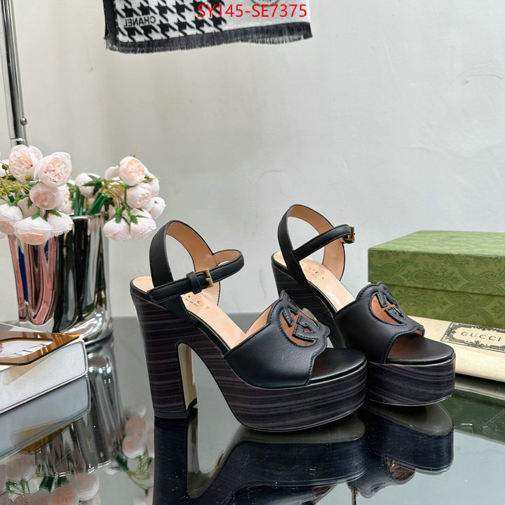 Women Shoes-Gucci,aaaaa replica designer ID: SE7375,$: 145USD