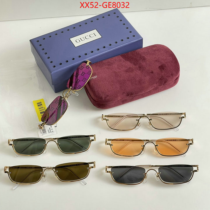 Glasses-Gucci,replica 2023 perfect luxury ID: GE8032,$: 52USD