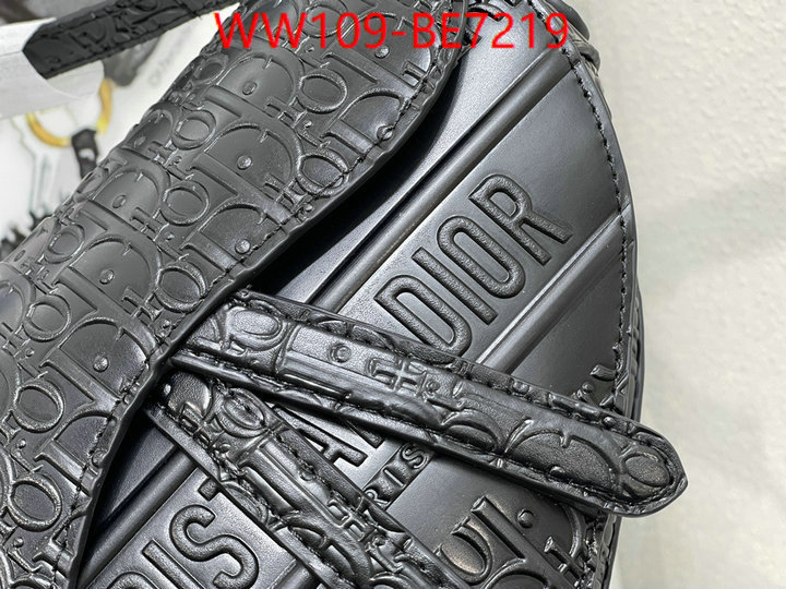 Dior Bags(4A)-Saddle-,where can i buy the best 1:1 original ID: BE7219,$: 109USD