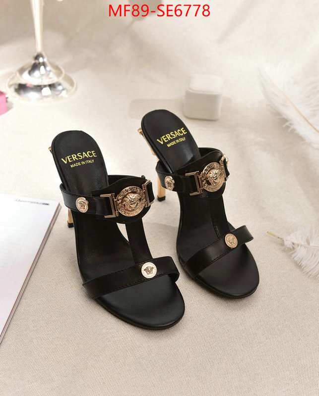 Women Shoes-Versace,replica aaaaa designer ID: SE6778,$: 89USD