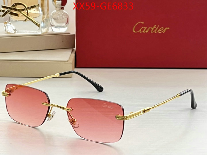Glasses-Cartier,is it illegal to buy dupe ID: GE6833,$: 59USD