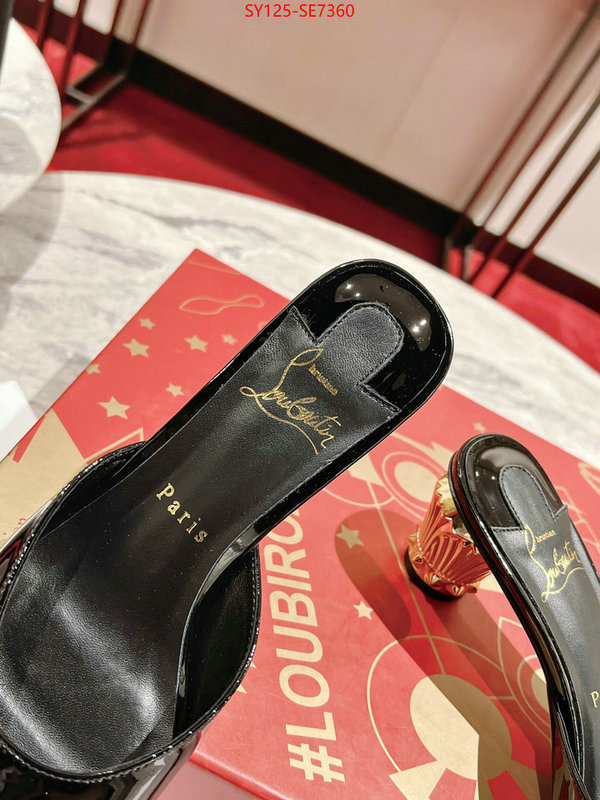 Women Shoes-Christian Louboutin,aaaaa+ replica ID: SE7360,$: 125USD