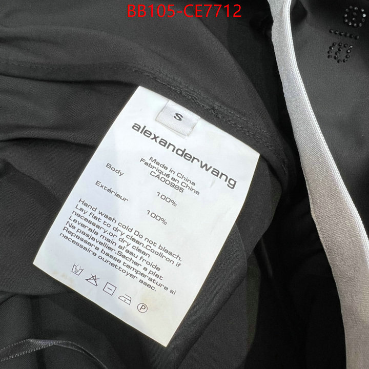 Clothing-Alexander Wang,replica wholesale ID: CE7712,$: 105USD