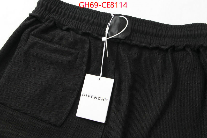 Clothing-Givenchy,replica wholesale ID: CE8114,$: 69USD