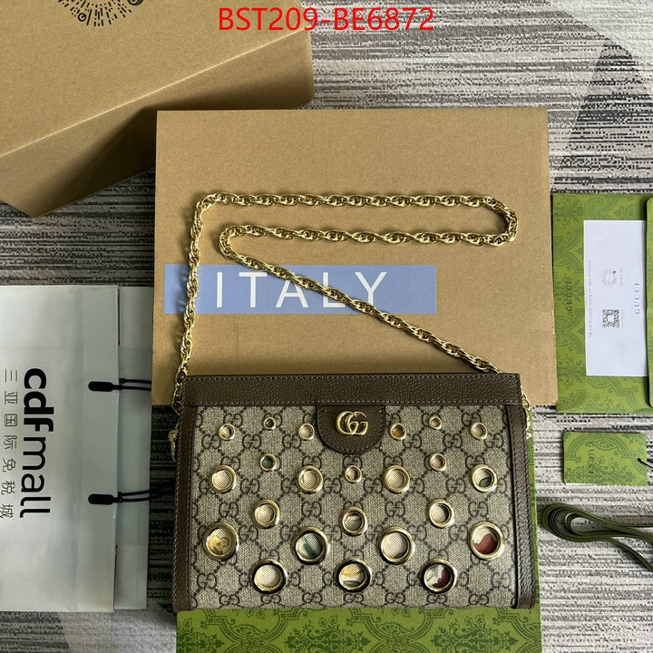 Gucci Bags(TOP)-Diagonal-,what is a 1:1 replica ID: BE6872,$: 209USD