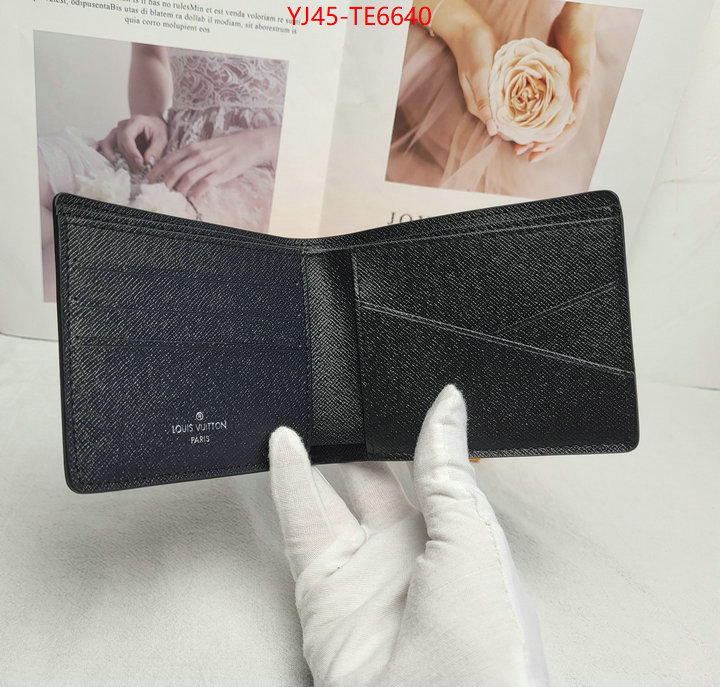 LV Bags(4A)-Wallet,where to buy replicas ID: TE6640,$: 45USD