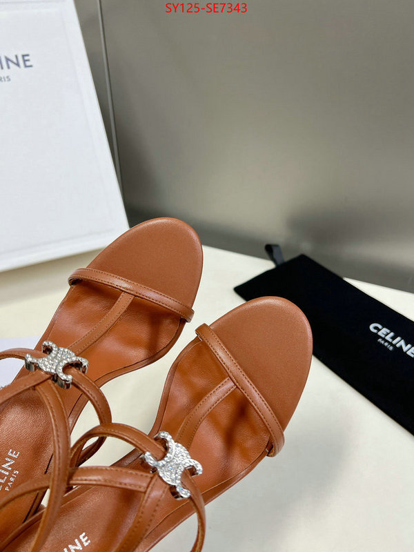 Women Shoes-CELINE,buying replica ID: SE7343,$: 125USD