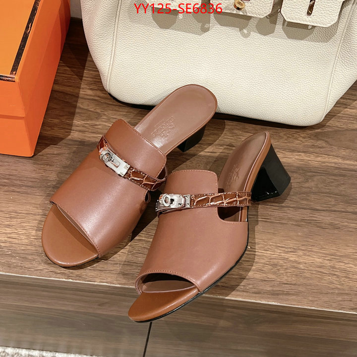 Women Shoes-Hermes,high quality designer replica ID: SE6836,$: 125USD