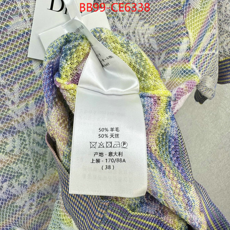 Clothing-Dior,outlet 1:1 replica ID: CE6338,$: 99USD