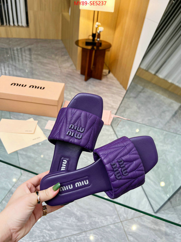 Women Shoes-Miu Miu,designer 7 star replica ID: SE5237,$: 89USD