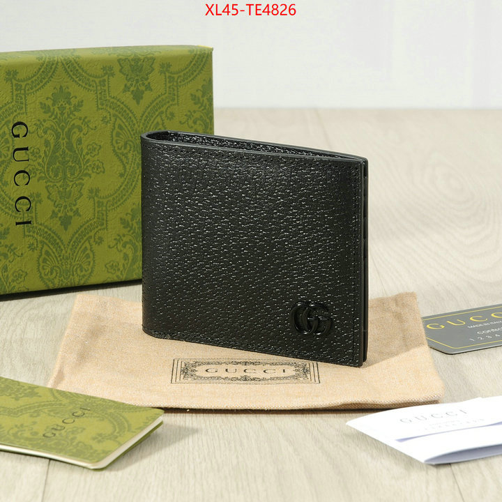 Gucci Bags(4A)-Wallet-,wholesale designer shop ID: TE4826,$: 45USD