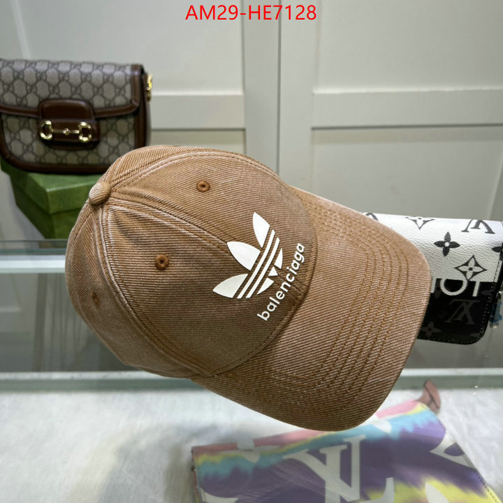 Cap (Hat)-Balenciaga,only sell high-quality ID: HE7128,$: 29USD