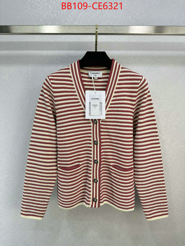 Clothing-Chanel,high quality online ID: CE6321,$: 109USD