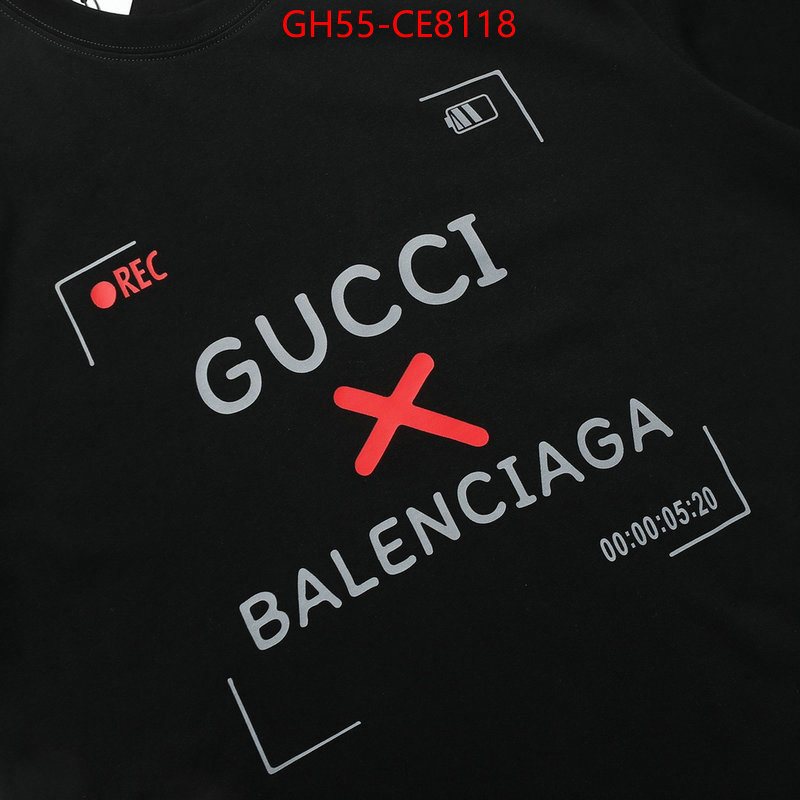 Clothing-Gucci,replica wholesale ID: CE8118,$: 55USD