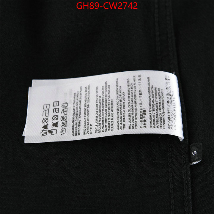 Clothing-Givenchy,designer fashion replica ID: CW2742,$: 89USD