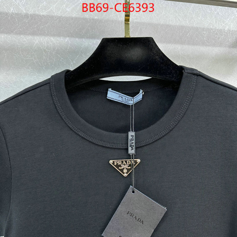 Clothing-Prada,practical and versatile replica designer ID: CE6393,$: 69USD