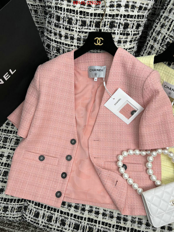 Clothing-Chanel,top quality replica ID: CE9229,$: 145USD