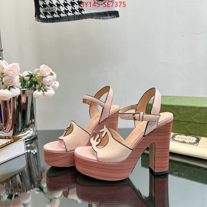 Women Shoes-Gucci,aaaaa replica designer ID: SE7375,$: 145USD