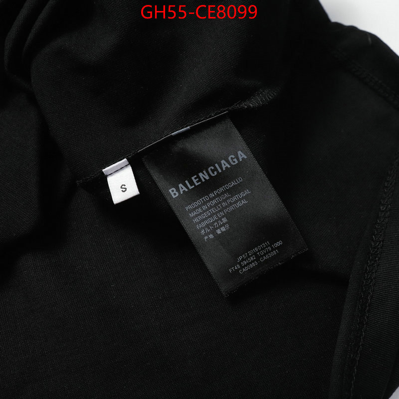 Clothing-Balenciaga,high quality designer replica ID: CE8099,$: 55USD