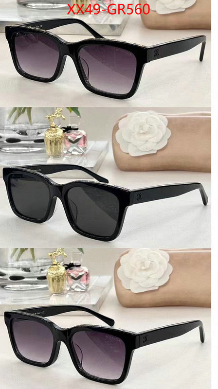 Glasses-Chanel,wholesale 2023 replica ID: GR560,$: 49USD