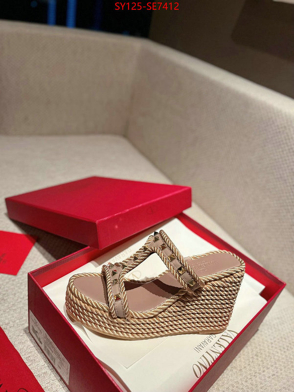 Women Shoes-Valentino,aaaaa+ class replica ID: SE7412,$: 125USD