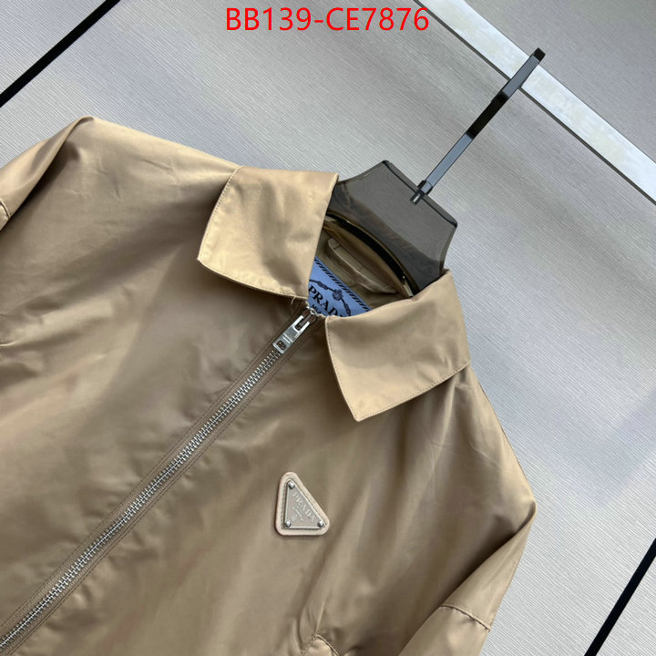 Clothing-Prada,fake cheap best online ID: CE7876,$: 139USD