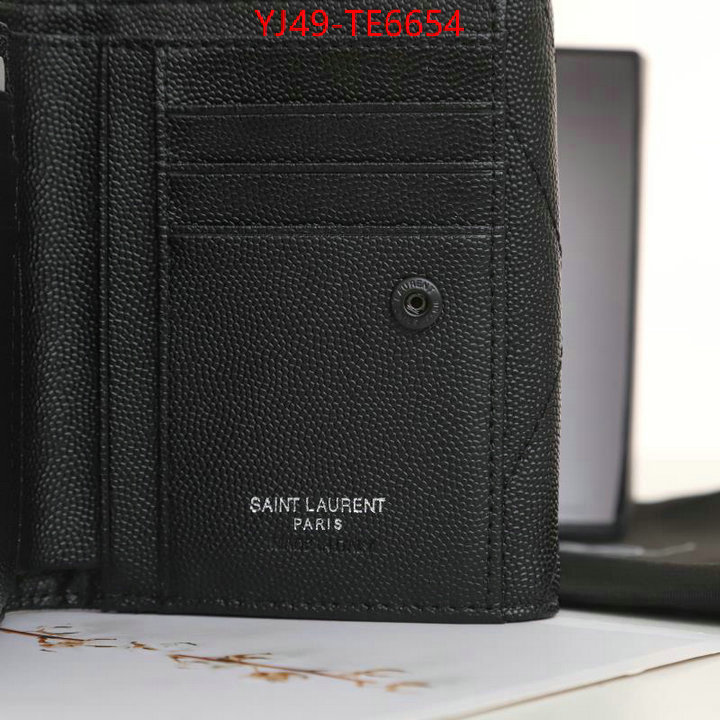 YSL Bag(4A)-Wallet-,only sell high-quality ID: TE6654,$: 49USD