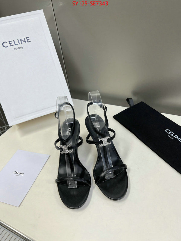 Women Shoes-CELINE,buying replica ID: SE7343,$: 125USD