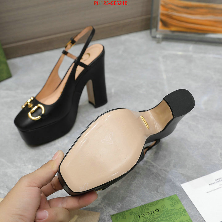 Women Shoes-Gucci,fashion replica ID: SE5218,$: 125USD