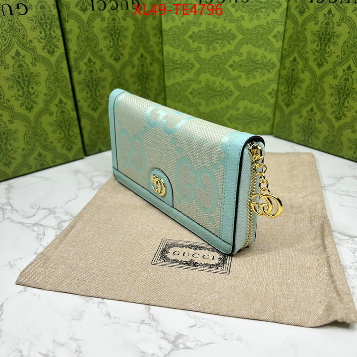 Gucci Bags(4A)-Wallet-,buy first copy replica ID: TE4796,$: 49USD