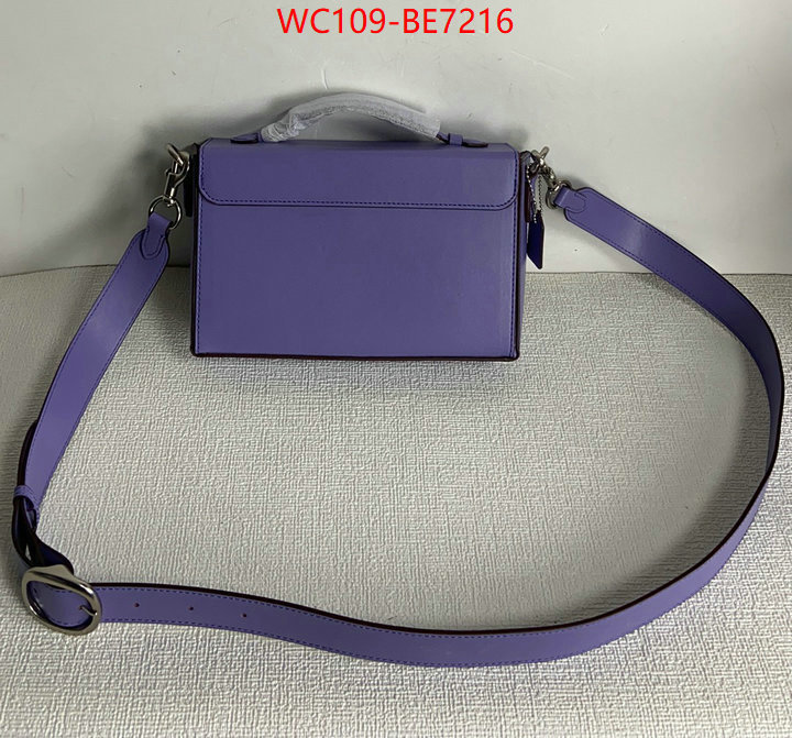 Coach Bags(4A)-Diagonal,only sell high-quality ID: BE7216,$: 109USD