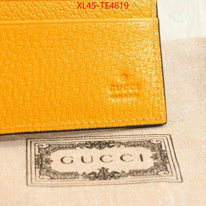 Gucci Bags(4A)-Wallet-,high quality designer replica ID: TE4819,$: 45USD