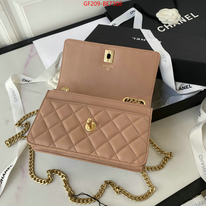 Chanel Bags(TOP)-Diagonal-,replica 2023 perfect luxury ID: BE7308,$: 209USD