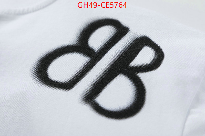 Clothing-Balenciaga,what is a 1:1 replica ID: CE5764,$: 49USD