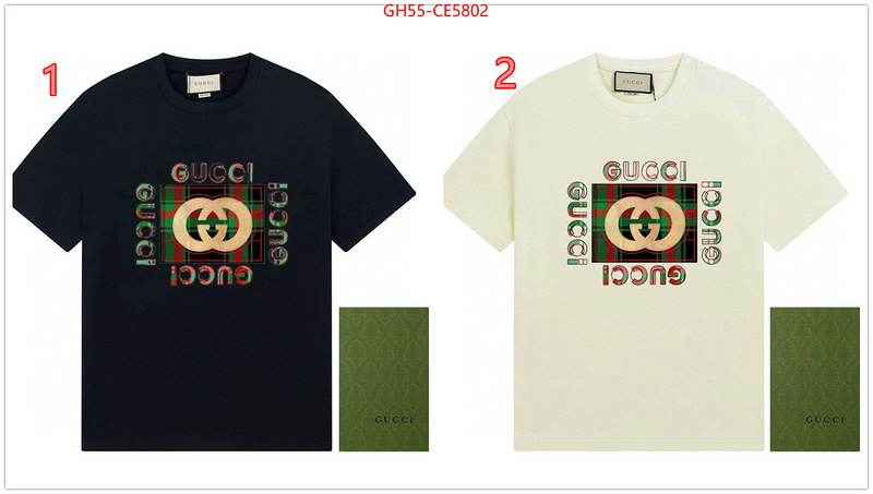 Clothing-Gucci,best quality designer ID: CE5802,$: 55USD