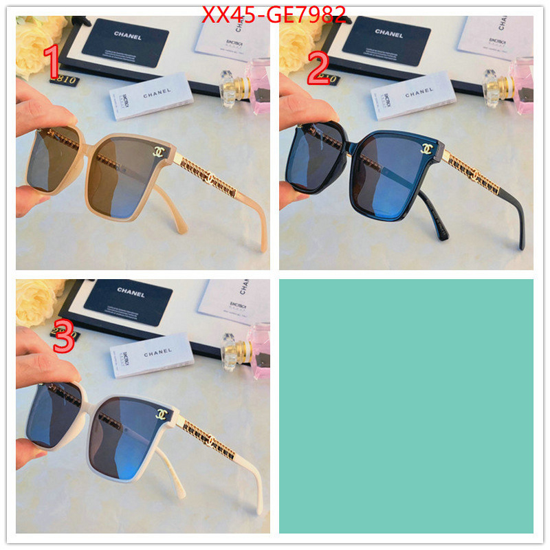 Glasses-Chanel,what is a 1:1 replica ID: GE7982,$: 45USD