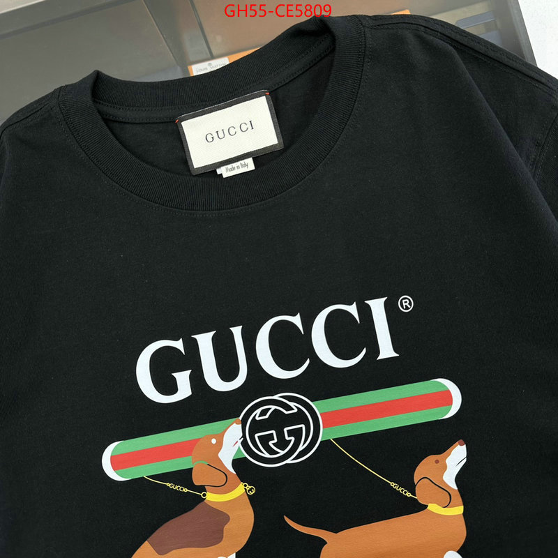 Clothing-Gucci,best wholesale replica ID: CE5809,$: 55USD