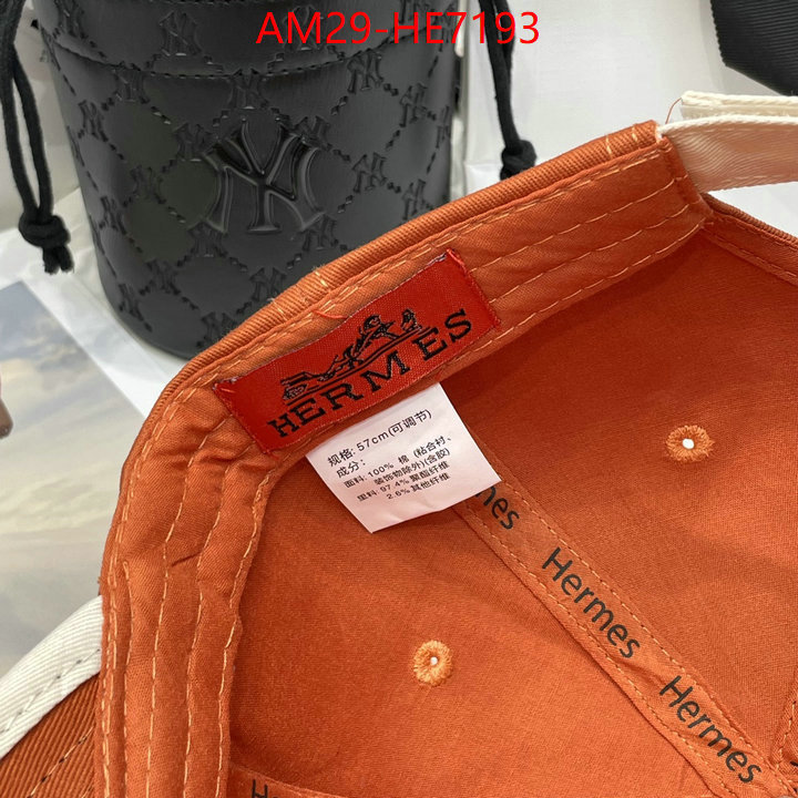 Cap (Hat)-Hermes,buy high quality cheap hot replica ID: HE7193,$: 29USD