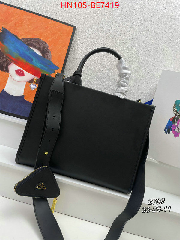 Prada Bags(4A)-Handbag-,replica wholesale ID: BE7419,$: 105USD