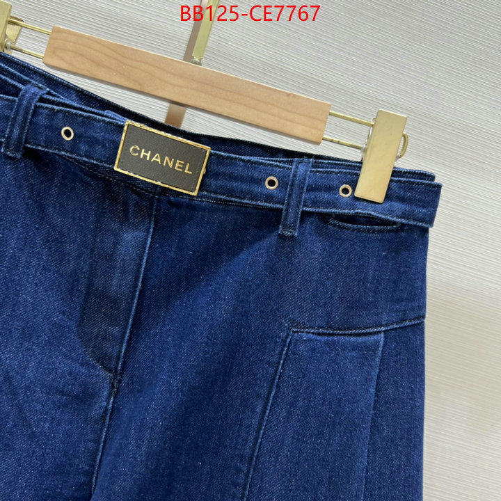 Clothing-Chanel,best replica quality ID: CE7767,$: 125USD