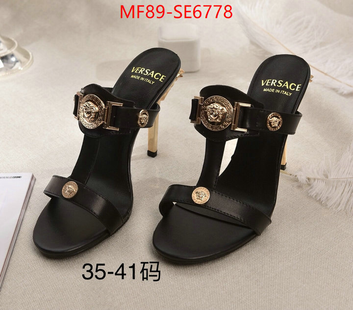 Women Shoes-Versace,replica aaaaa designer ID: SE6778,$: 89USD