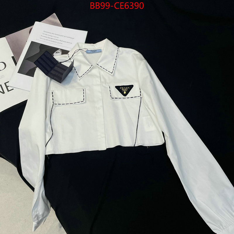 Clothing-Prada,where to buy replicas ID: CE6390,$: 99USD