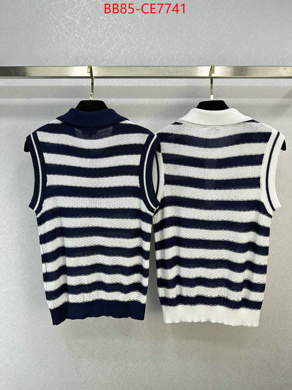 Clothing-Chanel,knockoff highest quality ID: CE7741,$: 85USD