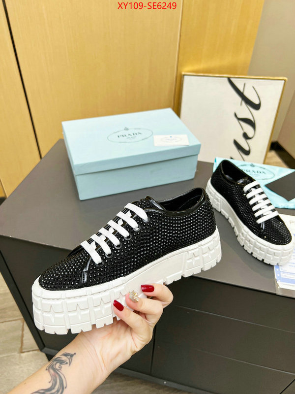 Women Shoes-Prada,fake designer ID: SE6249,$: 109USD